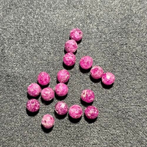Perle Faceté 4 mm Rubis d Inde