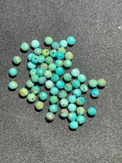 Perle Faceté 4 mm Turquoise des USA