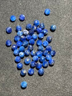 Perle Faceté 4 mm Cyanite du Népal