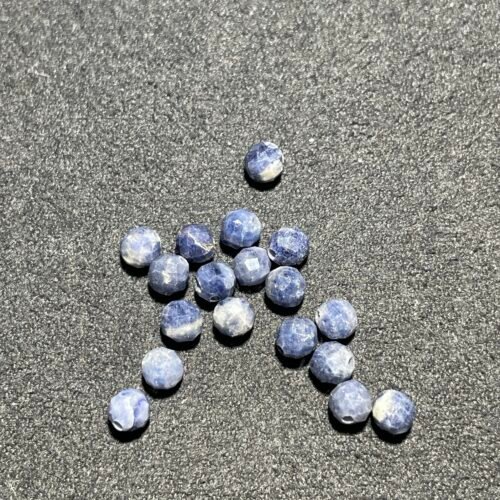 Perle Faceté 4 mm Saphir d Inde