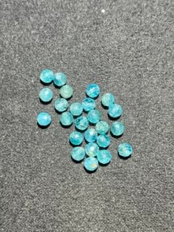 Perle Faceté 4 mm Apatite du Brésil