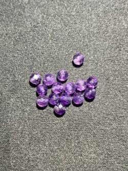 Perle Faceté 4 mm Améthyste du Brésil
