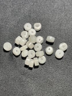 Perle Heishi 6 mm Cristal de Roche du Brésil