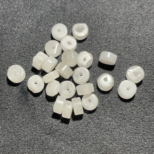 Perle Heishi 6 mm Cristal de Roche du Brésil