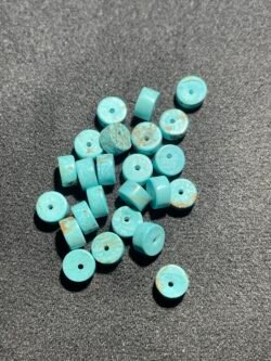Perle Heishi 6 mm Turquoise des USA