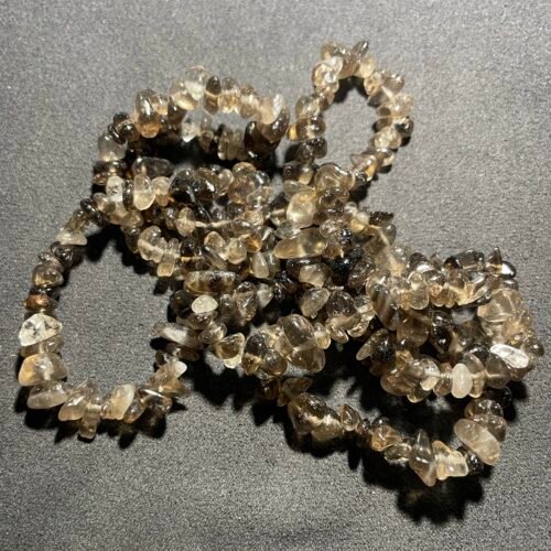 Perle Chips Quartz Fumé du Brésil