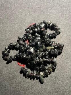 Perle Chips Obsidienne Noire du mexique