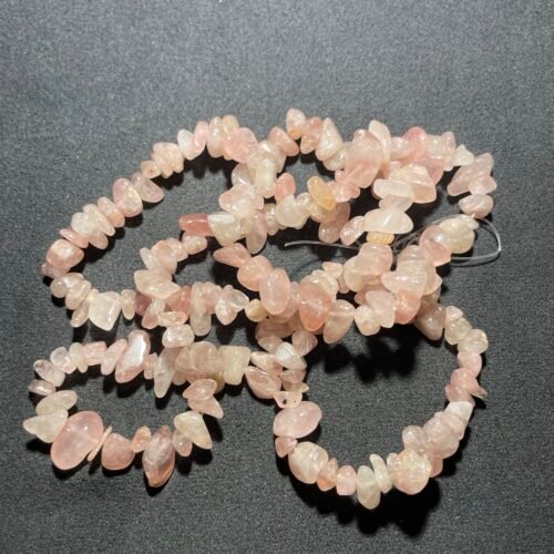 Perle Chips Quartz Rose de Madagascar