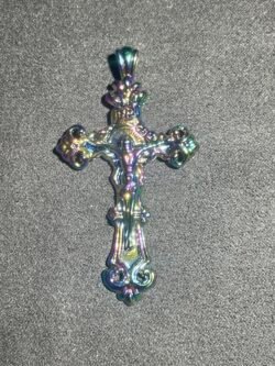 Croix Chrétienne Irisée