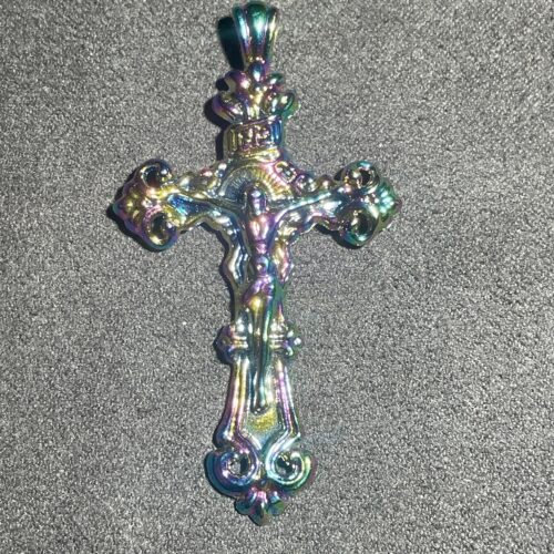 Croix Chrétienne Irisée