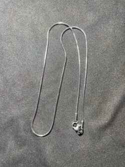 Chaîne Serpent Plaqué Argent