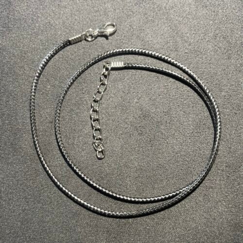 Cordon en Nylon Tressé Acier Argenté