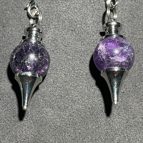 Pendule Sphère en améthyste