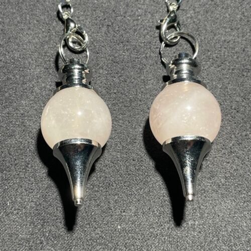 Pendule Sphère en Quartz Rose