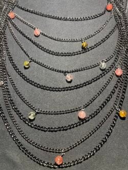 IMG_6990 Collier Multi Rang Tourmaline Melon d Eau