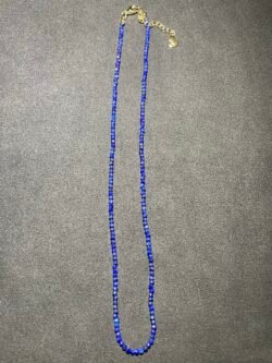 Collier En Perle faceté 2/3 mm- 40cm- Doré