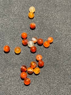 Perle 4 mm Cornaline de Chine