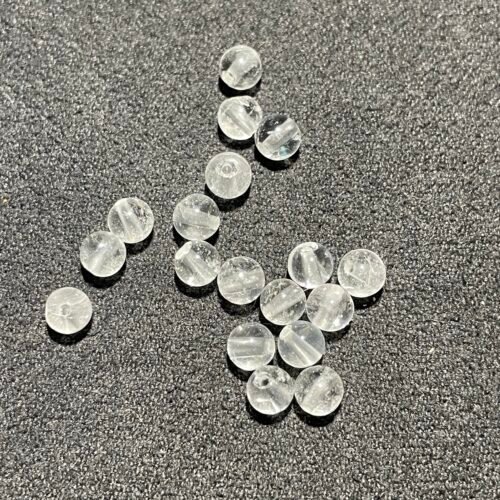 Perle 4 mm Cristal de Roche du Brésil