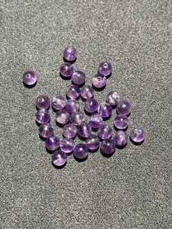 Perle 4 mm Améthyste d Afrique du Sud