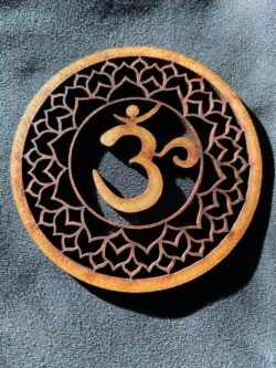 Disque de Bois Naturel Aum