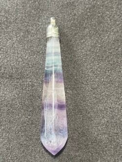 Pendentif Pendule en Fluorite