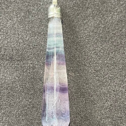 Pendentif Pendule en Fluorite