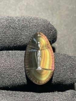 Pendentif Guadalupe en Obsidienne Œil Céleste