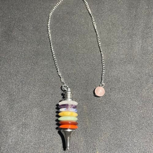 Pendule 7 Chakras Disques