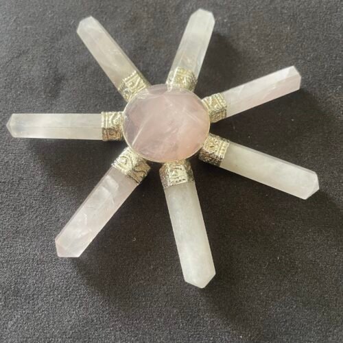 Concentrateur d Énergie en Quartz Rose
