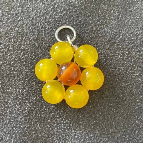 IMG_7944 Fleur en Agate Jaune et Agate Rouge