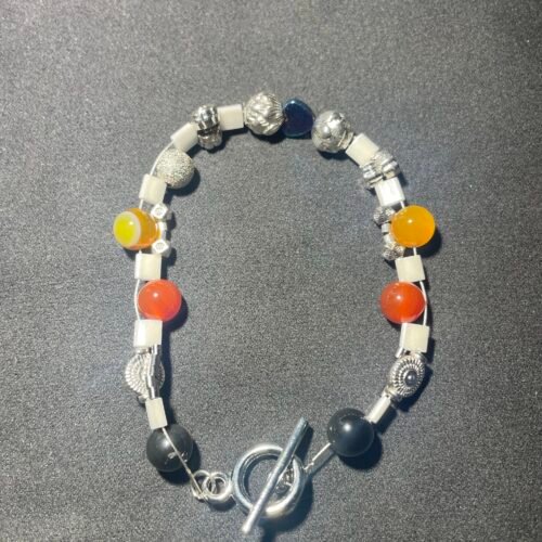IMG_9227 Bracelet au Fil d Acier en Agate