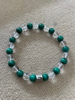 IMG_0253 Bracelet en Malachite et Cristal de roche