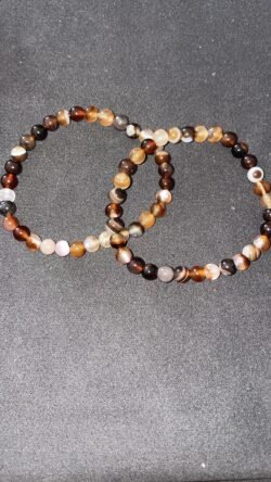Perle 6 mm Sardonyx du Brésil