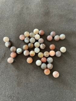 Perle 8 mm Agate du Bostwana Mat