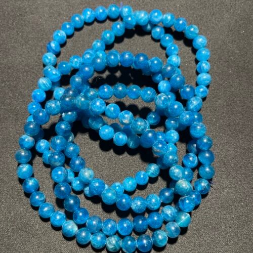 IMG_0420 Perle 6 mm Apatite Bleu d Indonésie