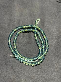 Perle 4 mm Aqua Aura Vert